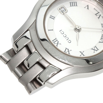 GUCCI グッチ 5500L ラウンドフェイス 腕時計 SS レディース 中古