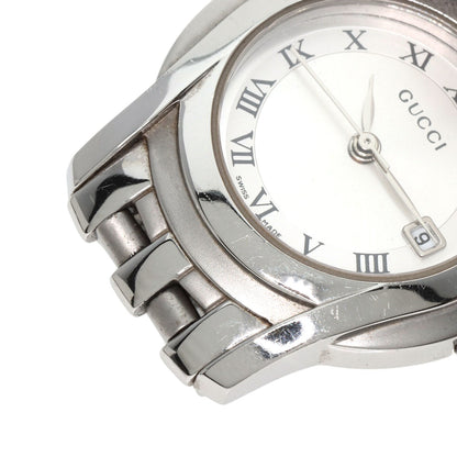 GUCCI グッチ 5500L ラウンドフェイス 腕時計 SS レディース 中古