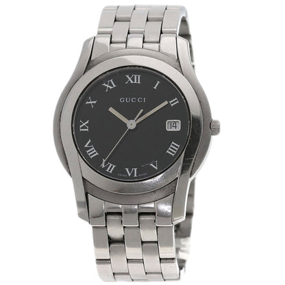GUCCI グッチ 5500M ラウンドフェイス 腕時計 SS メンズ 中古