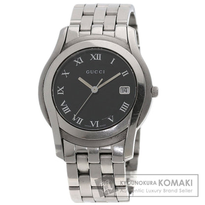 GUCCI グッチ 5500M ラウンドフェイス 腕時計 SS メンズ 中古