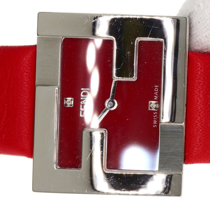 FENDI フェンディ F100101901 フェンディマニア 腕時計 SS レディース 中古