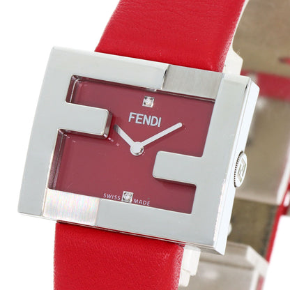 FENDI フェンディ F100101901 フェンディマニア 腕時計 SS レディース 中古