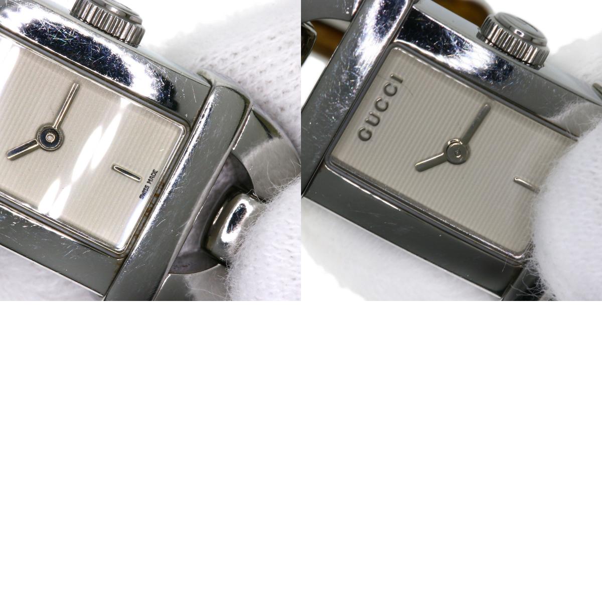 GUCCI グッチ 6800L バンブー 腕時計 SS レディース 中古