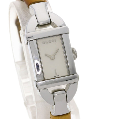 GUCCI グッチ 6800L バンブー 腕時計 SS レディース 中古