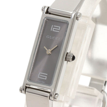 GUCCI グッチ 1500L スクエアフェイス 腕時計 SS レディース 中古