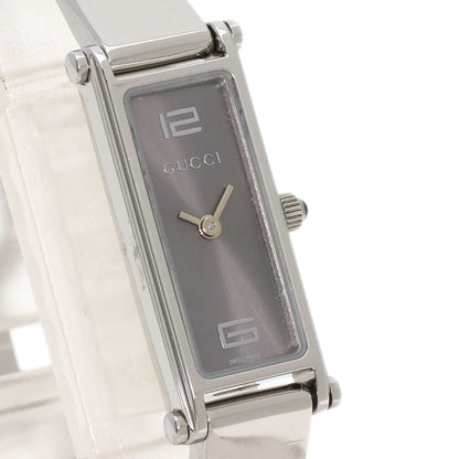 GUCCI グッチ 1500L スクエアフェイス 腕時計 SS レディース 中古