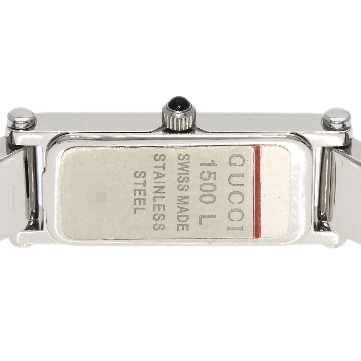 GUCCI グッチ 1500L スクエアフェイス 腕時計 SS レディース 中古
