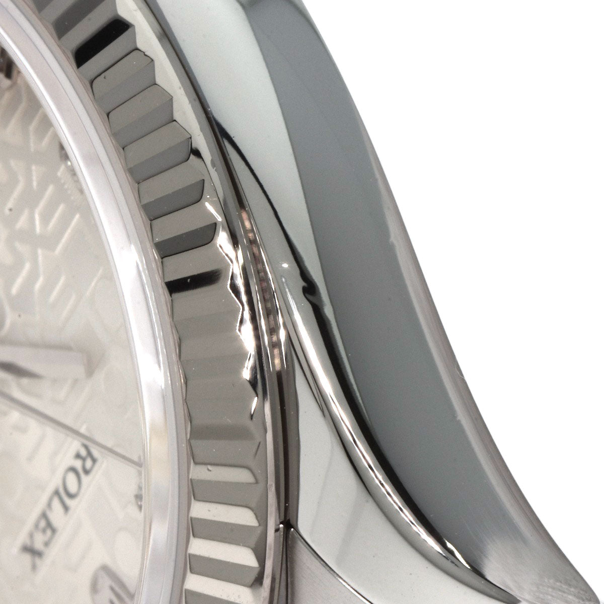 ROLEX ロレックス 116234G デイトジャスト 10P ダイヤモンド 腕時計 SS メンズ 中古