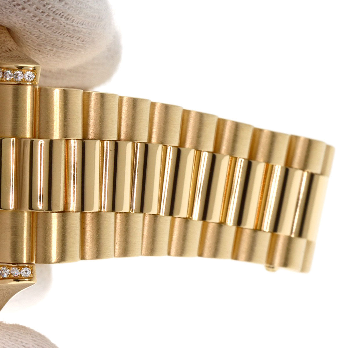 ROLEX ロレックス 118388A デイデイト 10P ダイヤモンド 腕時計 K18YG メンズ 中古