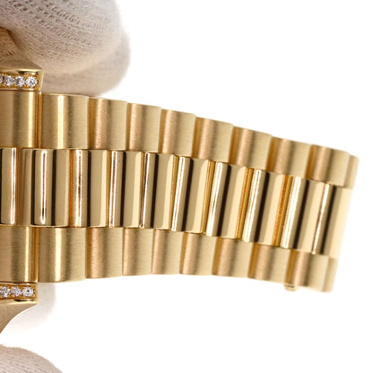 ROLEX ロレックス 118388A デイデイト 10P ダイヤモンド 腕時計 K18YG メンズ 中古