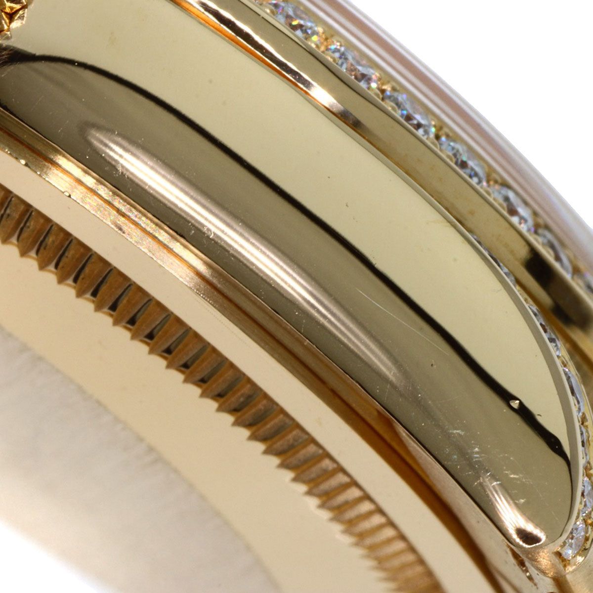 ROLEX ロレックス 118388A デイデイト 10P ダイヤモンド 腕時計 K18YG メンズ 中古