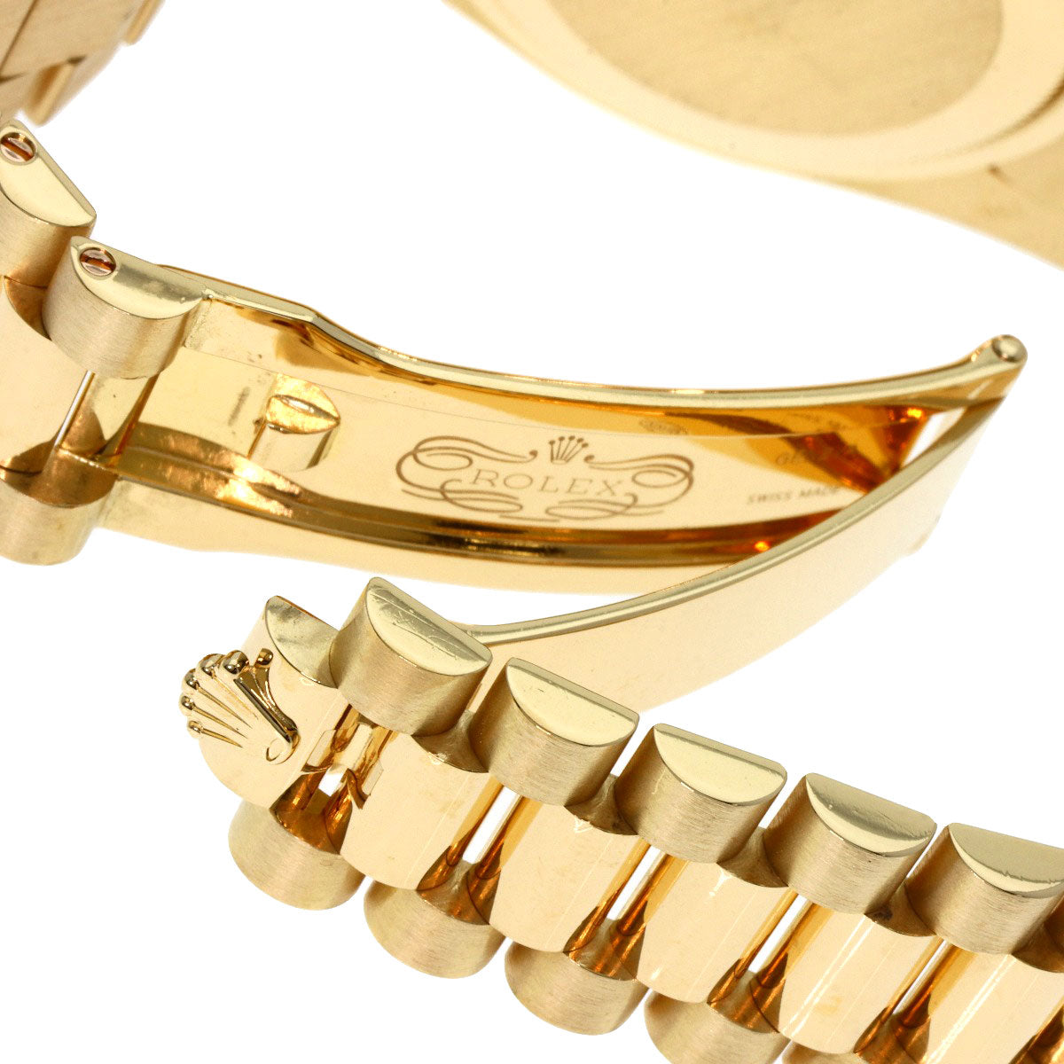 ROLEX ロレックス 118388A デイデイト 10P ダイヤモンド 腕時計 K18YG メンズ 中古