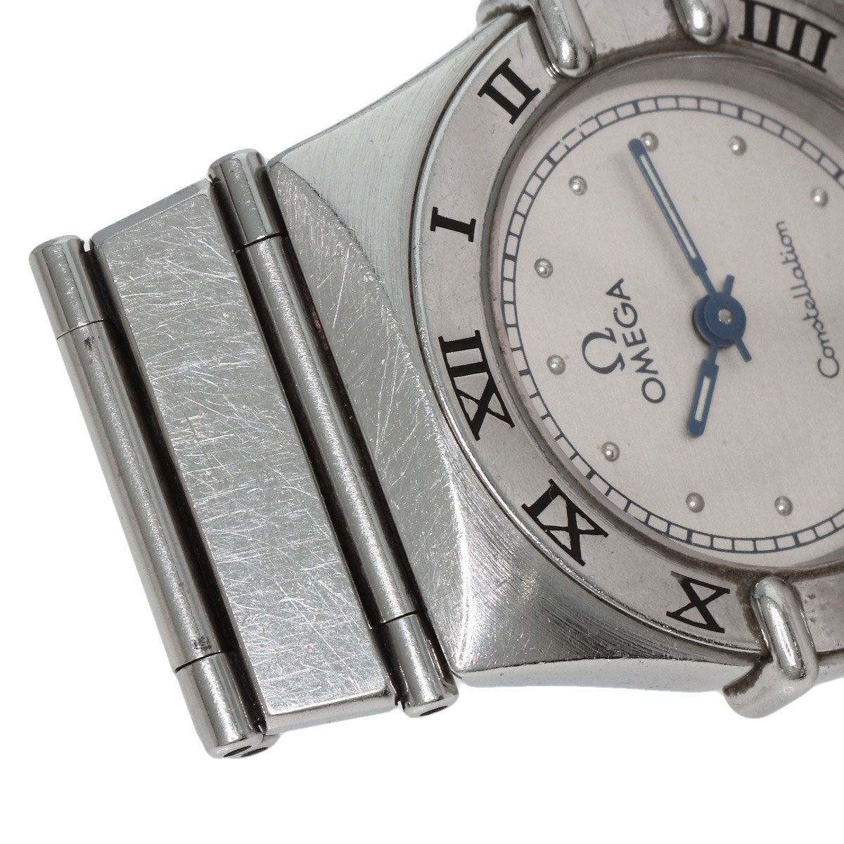 OMEGA オメガ コンステレーション フラットベゼル 腕時計 SS レディース 中古