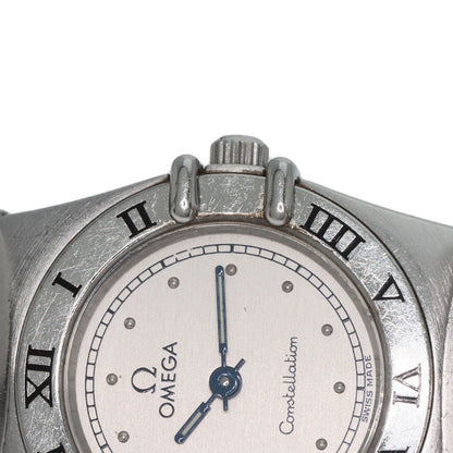 OMEGA オメガ コンステレーション フラットベゼル 腕時計 SS レディース 中古