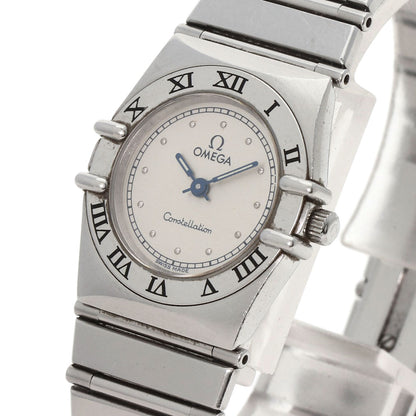 OMEGA オメガ コンステレーション フラットベゼル 腕時計 SS レディース 中古