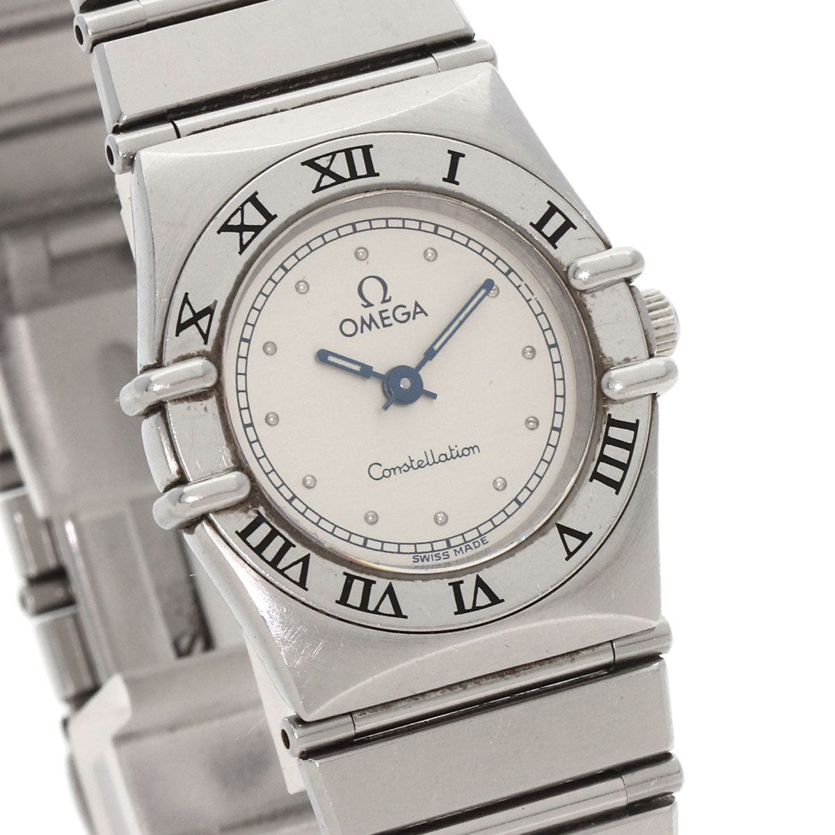 OMEGA オメガ コンステレーション フラットベゼル 腕時計 SS レディース 中古