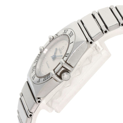 OMEGA オメガ コンステレーション フラットベゼル 腕時計 SS レディース 中古