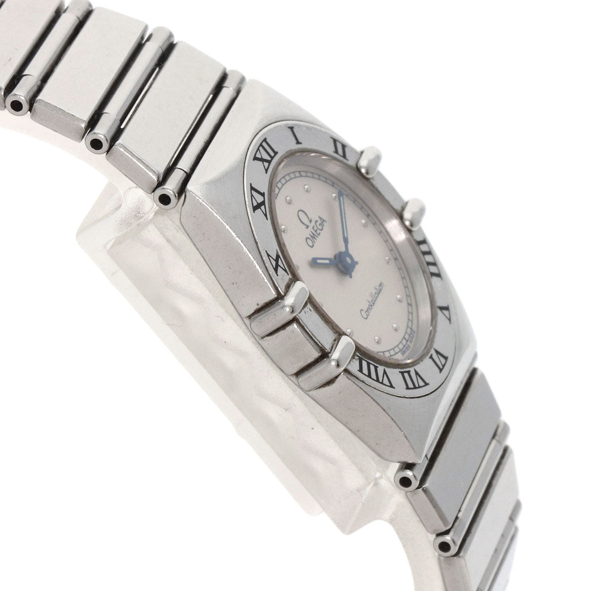 OMEGA オメガ コンステレーション フラットベゼル 腕時計 SS レディース 中古