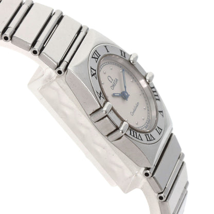 OMEGA オメガ コンステレーション フラットベゼル 腕時計 SS レディース 中古
