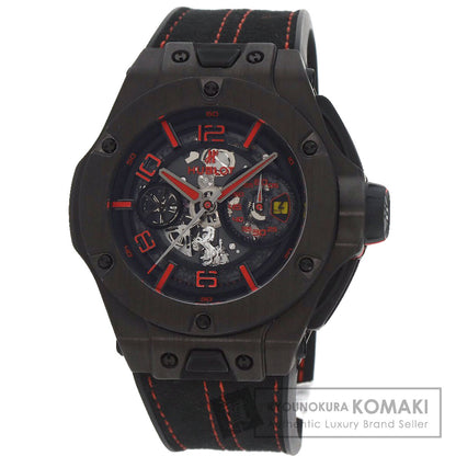 HUBLOT ウブロ 402.QU.0113.WR ビッグバン ウニコ フェラーリ カーボン 世界500本限定 腕時計 カーボン メンズ 中古
