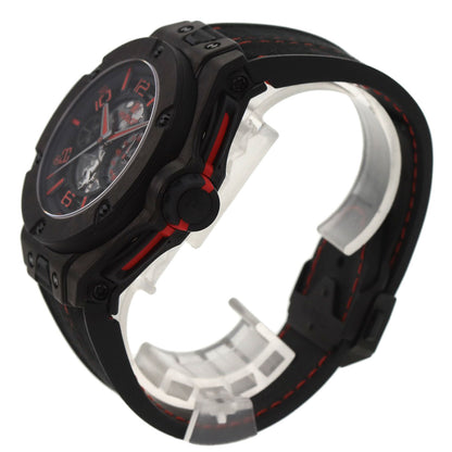 HUBLOT ウブロ 402.QU.0113.WR ビッグバン ウニコ フェラーリ カーボン 世界500本限定 腕時計 カーボン メンズ 中古