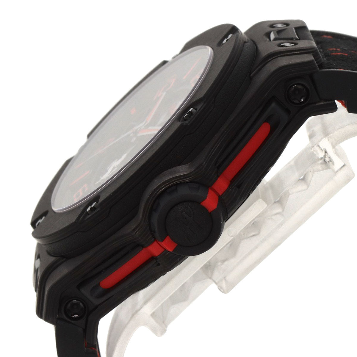 HUBLOT ウブロ 402.QU.0113.WR ビッグバン ウニコ フェラーリ カーボン 世界500本限定 腕時計 カーボン メンズ 中古