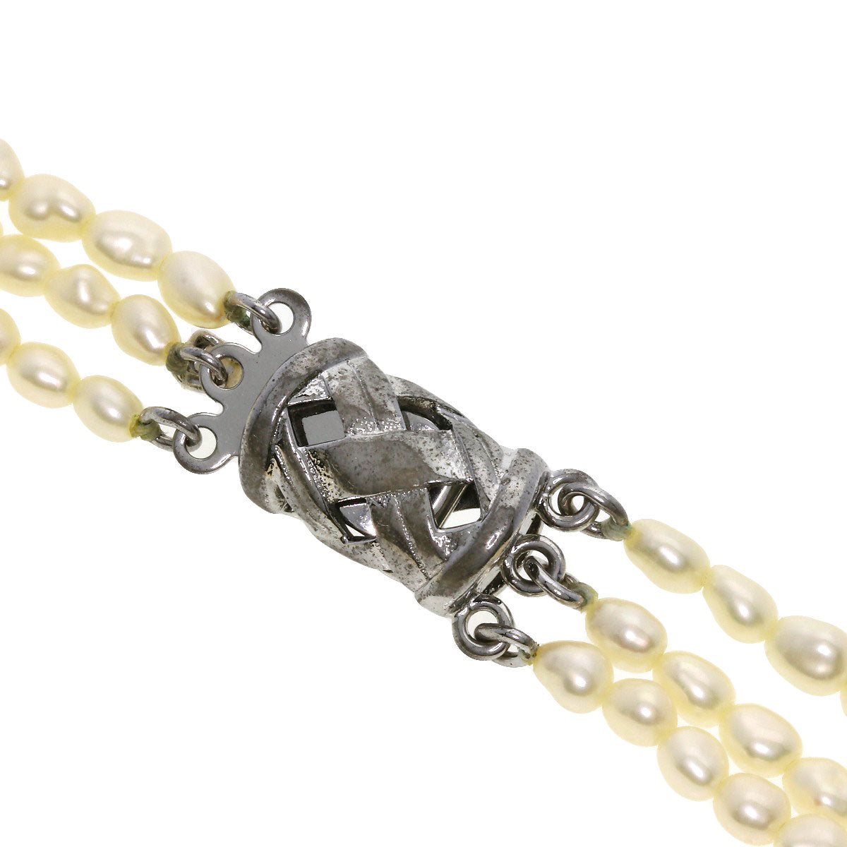 SELECT JEWELRY セレクトジュエリー 淡水パール 真珠 ネックレス SV レディース 中古