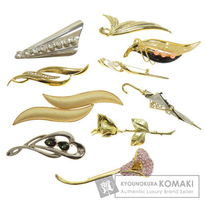 SELECT JEWELRY セレクトジュエリー ブローチ 10個セット ブローチ 金属製 レディース 中古