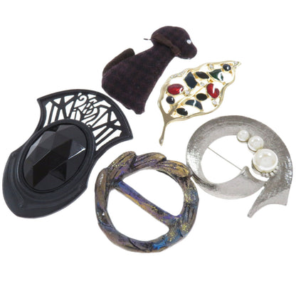 SELECT JEWELRY セレクトジュエリー 10点セット ブローチ 金属製 レディース 中古