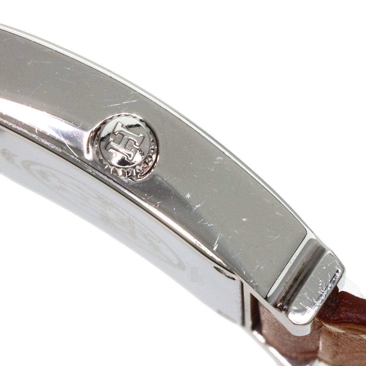 HERMES エルメス HH1.210 Hウォッチ ドゥブルトゥール 腕時計 SS レディース 中古
