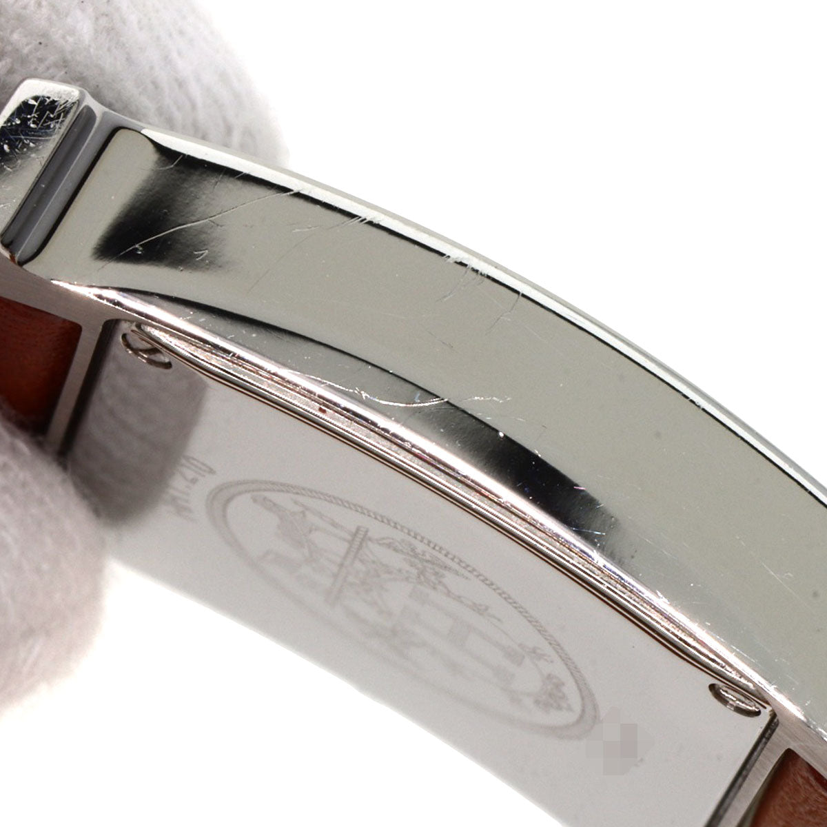 HERMES エルメス HH1.210 Hウォッチ ドゥブルトゥール 腕時計 SS レディース 中古