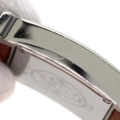 HERMES エルメス HH1.210 Hウォッチ ドゥブルトゥール 腕時計 SS レディース 中古