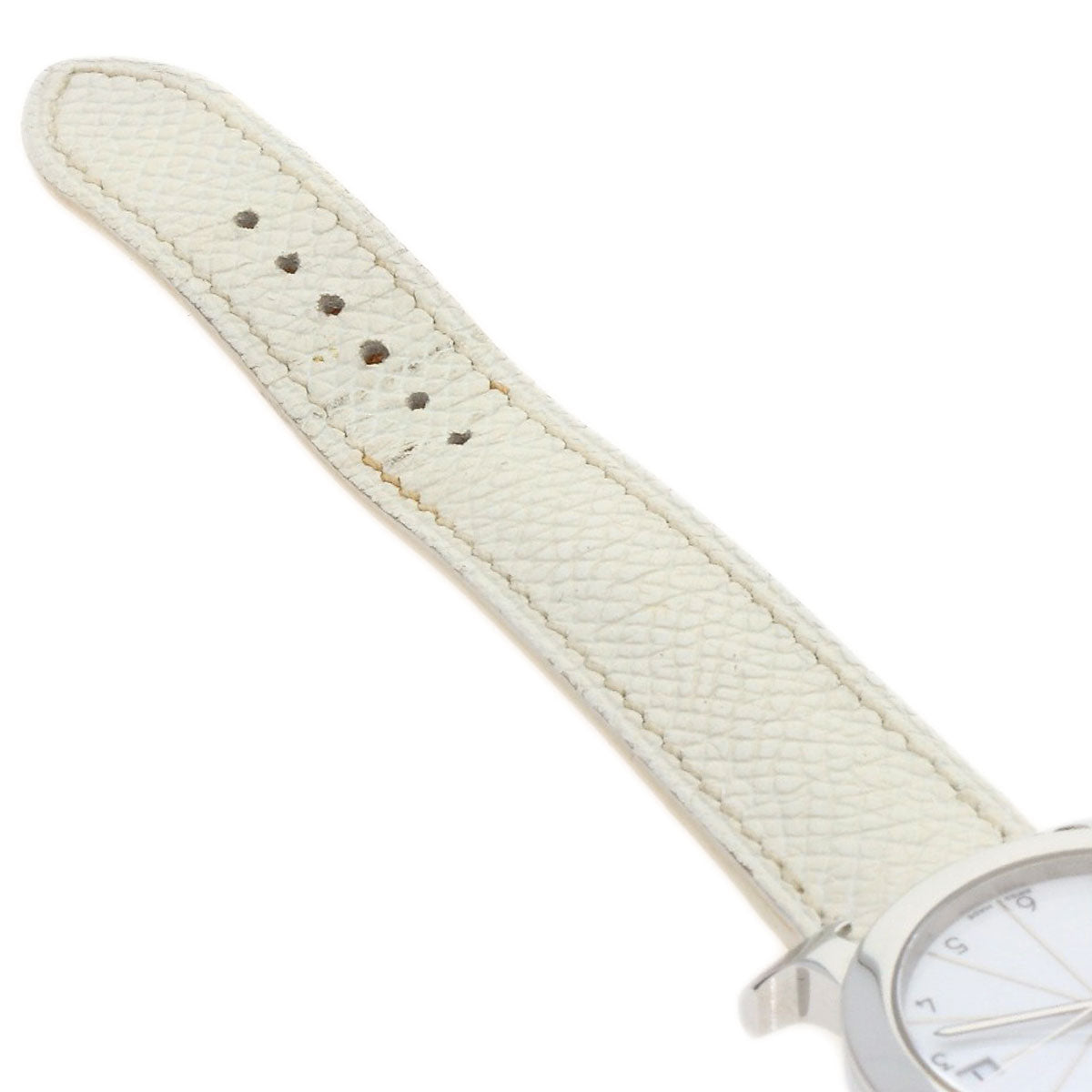 HERMES エルメス HR1.510 Hウォッチ ロンド 腕時計 SS レディース 中古