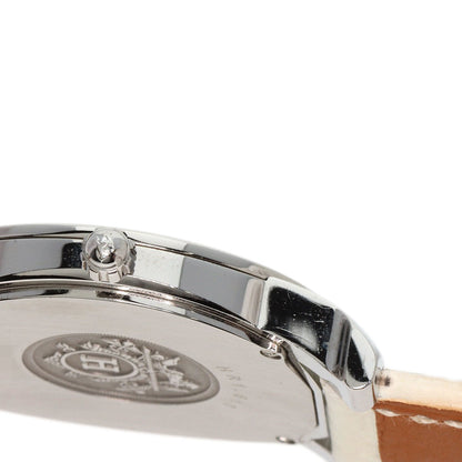 HERMES エルメス HR1.510 Hウォッチ ロンド 腕時計 SS レディース 中古
