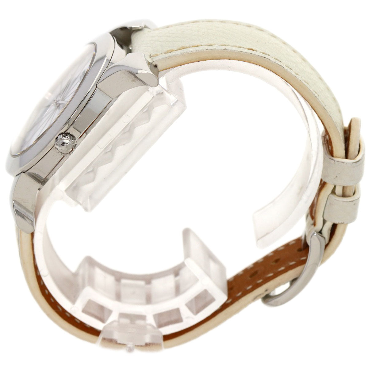 HERMES エルメス HR1.510 Hウォッチ ロンド 腕時計 SS レディース 中古