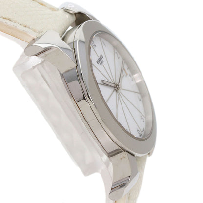 HERMES エルメス HR1.510 Hウォッチ ロンド 腕時計 SS レディース 中古