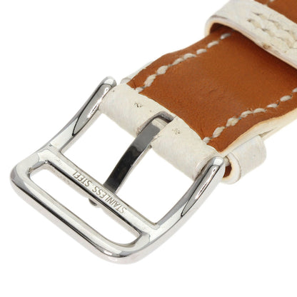 HERMES エルメス HR1.510 Hウォッチ ロンド 腕時計 SS レディース 中古