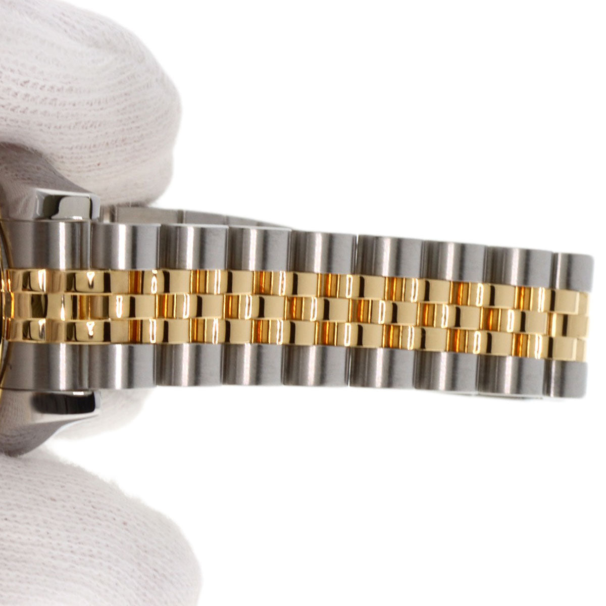 ROLEX ロレックス 179173G デイトジャスト 10P ダイヤモンド 腕時計 SS レディース 中古