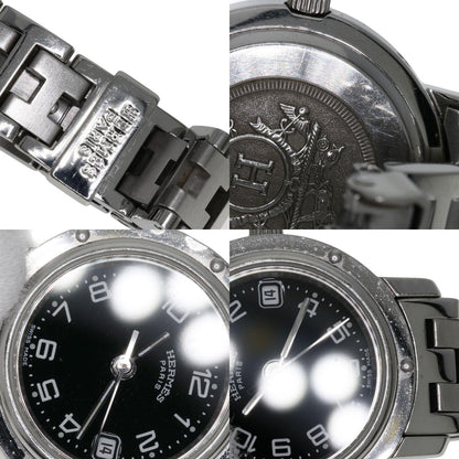 HERMES エルメス CL4.210 クリッパー 腕時計 SS レディース 中古