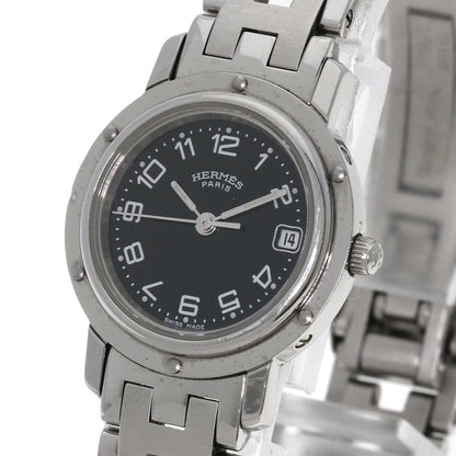 HERMES エルメス CL4.210 クリッパー 腕時計 SS レディース 中古