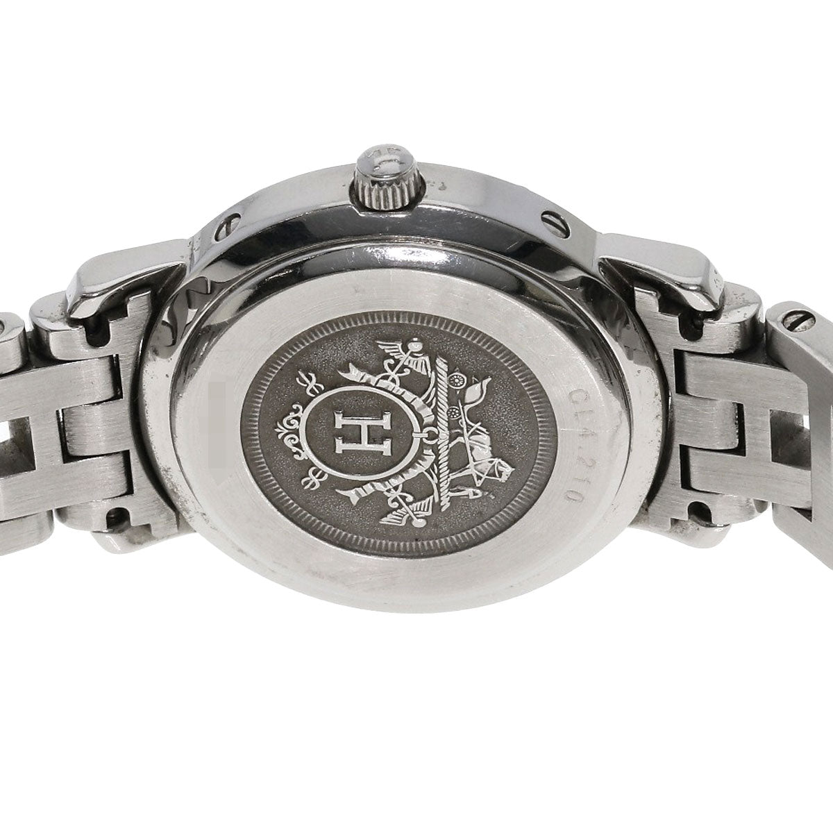 HERMES エルメス CL4.210 クリッパー 腕時計 SS レディース 中古