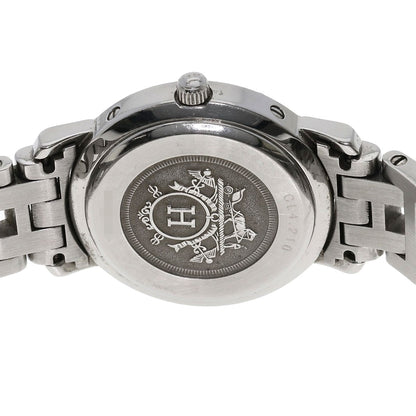 HERMES エルメス CL4.210 クリッパー 腕時計 SS レディース 中古