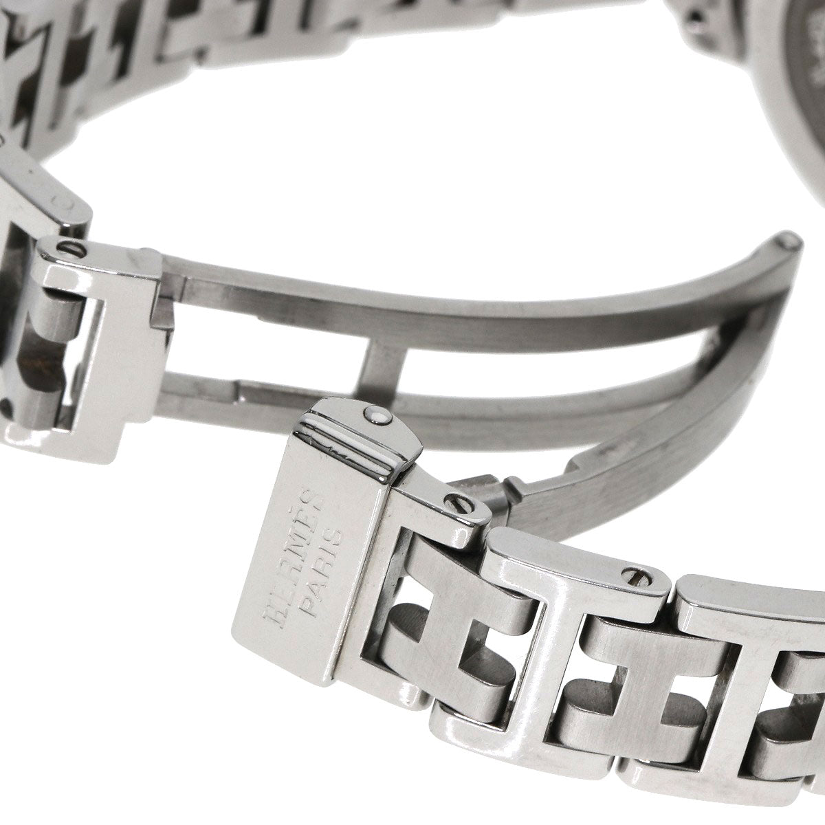 HERMES エルメス CL4.210 クリッパー 腕時計 SS レディース 中古