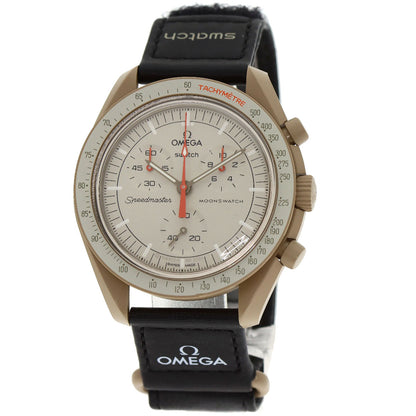 Swatch スウォッチ S033C100 MISSION TO JUPITER スピードマスター オメガ コラボ 腕時計 セラミック メンズ 中古