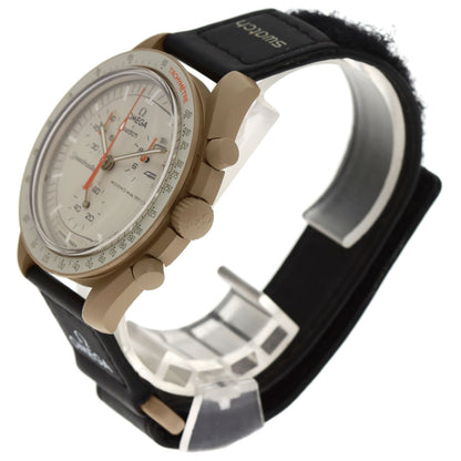 Swatch スウォッチ S033C100 MISSION TO JUPITER スピードマスター オメガ コラボ 腕時計 セラミック メンズ 中古