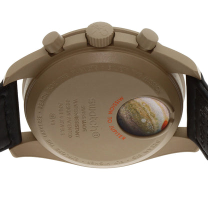 Swatch スウォッチ S033C100 MISSION TO JUPITER スピードマスター オメガ コラボ 腕時計 セラミック メンズ 中古