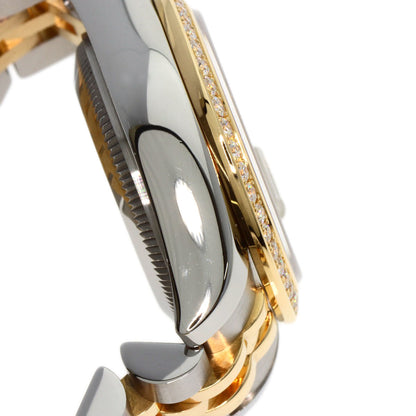 ROLEX ロレックス 179383G デイトジャスト10P ベゼル ダイヤモンド メテオライト 腕時計 K18YG レディース 中古