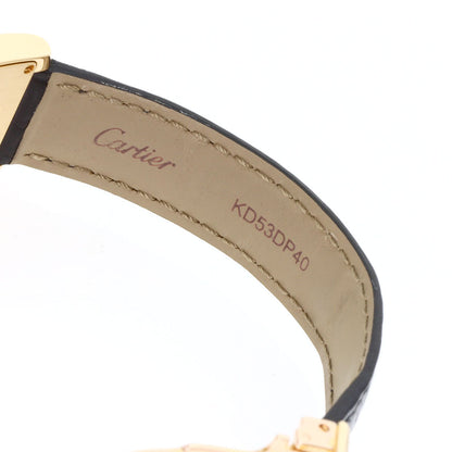 CARTIER カルティエ WE100151 タンクフランセーズ SM 腕時計 K18YG レディース 中古