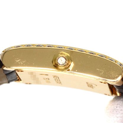 CARTIER カルティエ WE100151 タンクフランセーズ SM 腕時計 K18YG レディース 中古