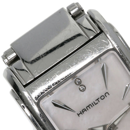 HAMILTON ハミルトン H114111 アードモア 4P ダイヤモンド 腕時計 SS レディース 中古